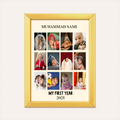 Personalized Monthly Baby Milestone Pictures Frame