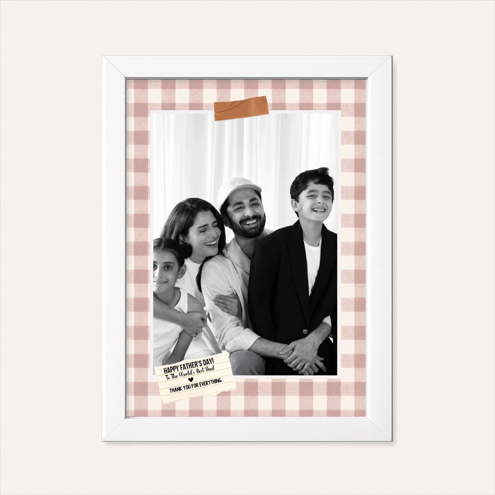 Personalized Fathers & Son Quotation Frame