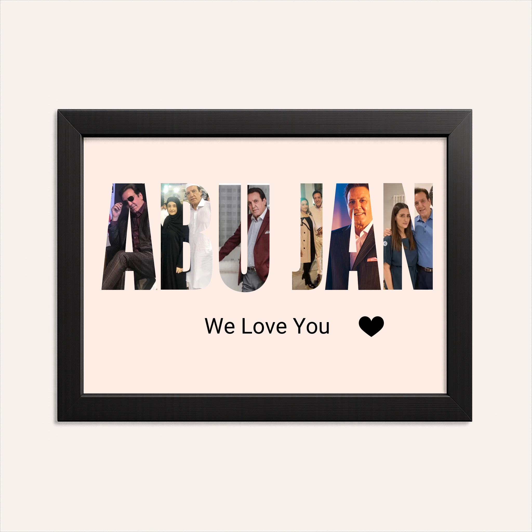 Personalized Photo Collage ABU JAN