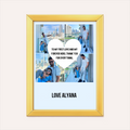 Personalized Frame DAD Love Collage