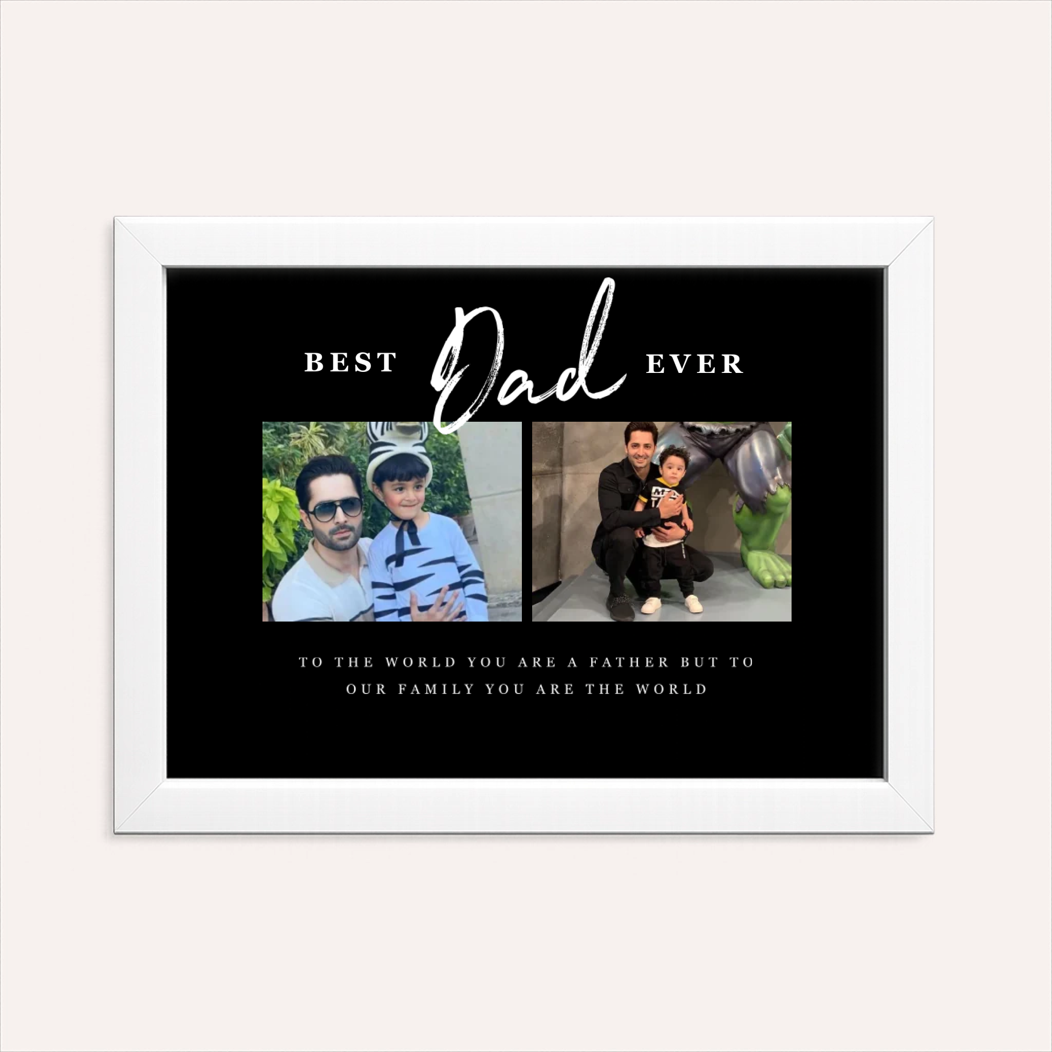 Personalized Photo Collage - Best Dad Ever