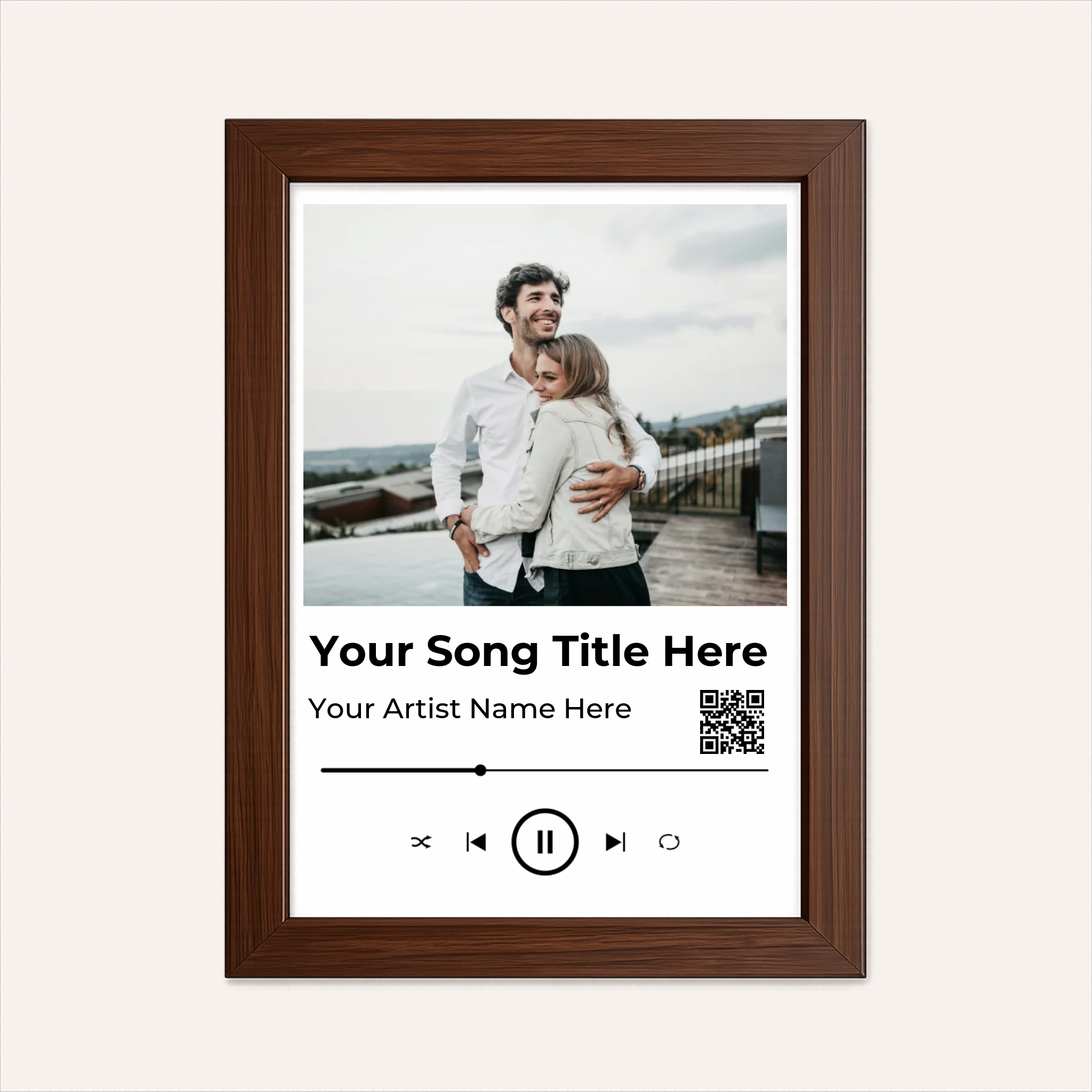 Personalised Song With Photo Frame