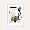 Personalized Father's Memory Board