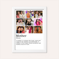 Personalized Photo Collage - Mother Definition
