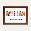 AMI JAN- We Love You - Customised Frame
