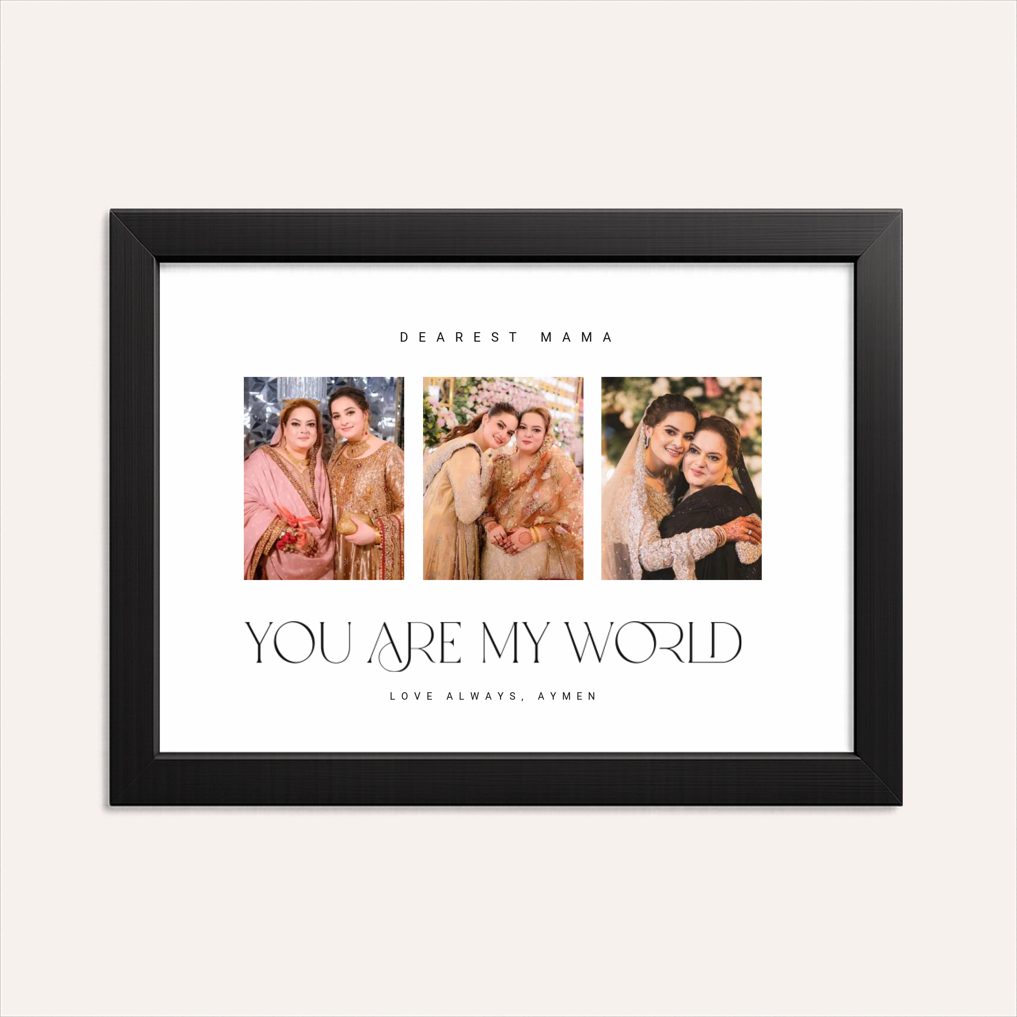 Personalized Mother Photo Collage