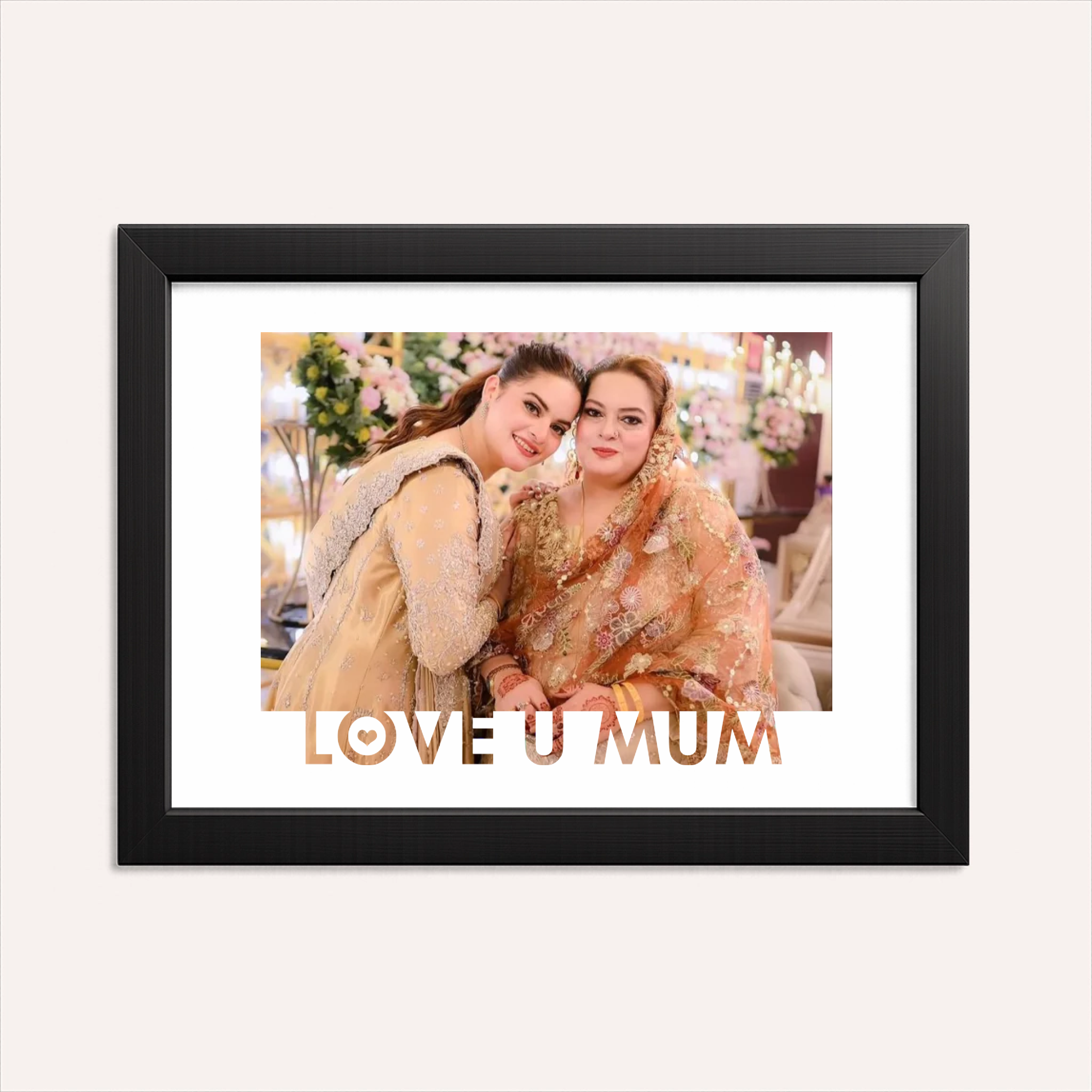 Personalized Photo Frame - Love u Mum