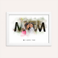 Personalized MOM Frame - Water color Art