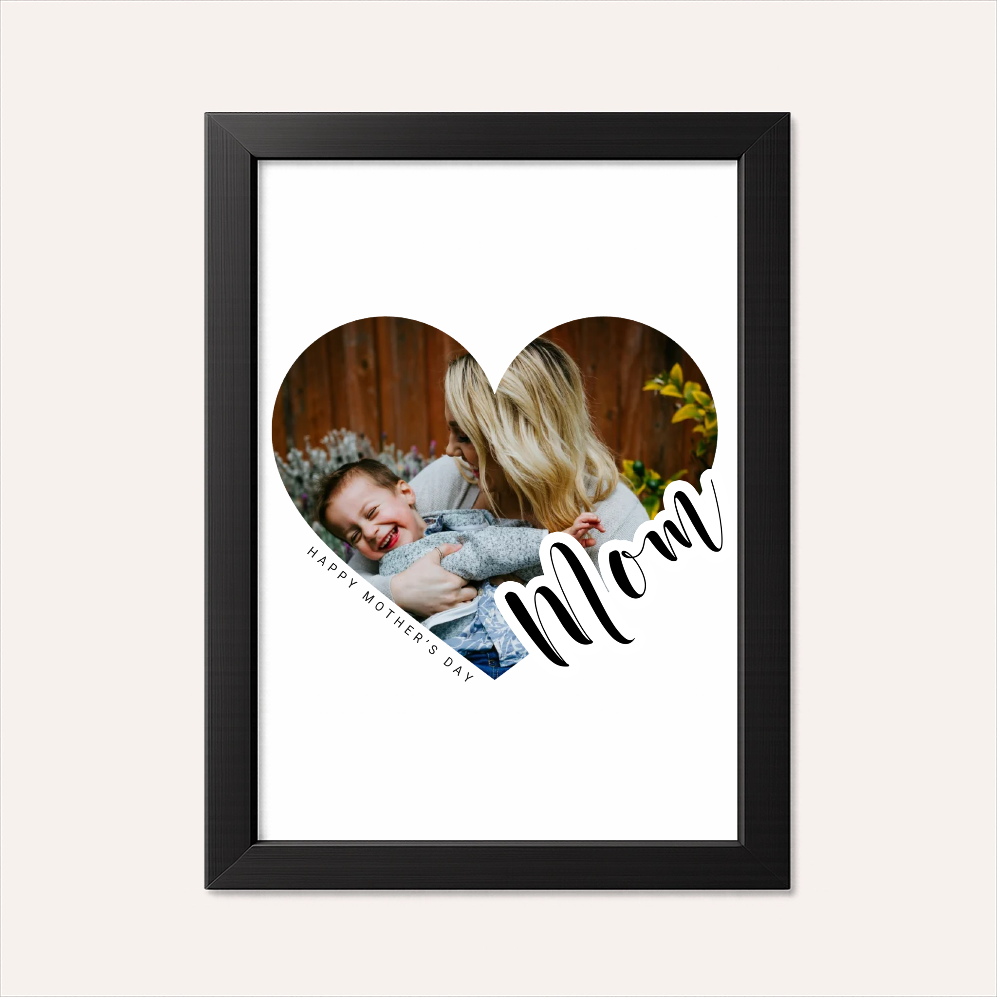 Personalized - MOM Heart Frame