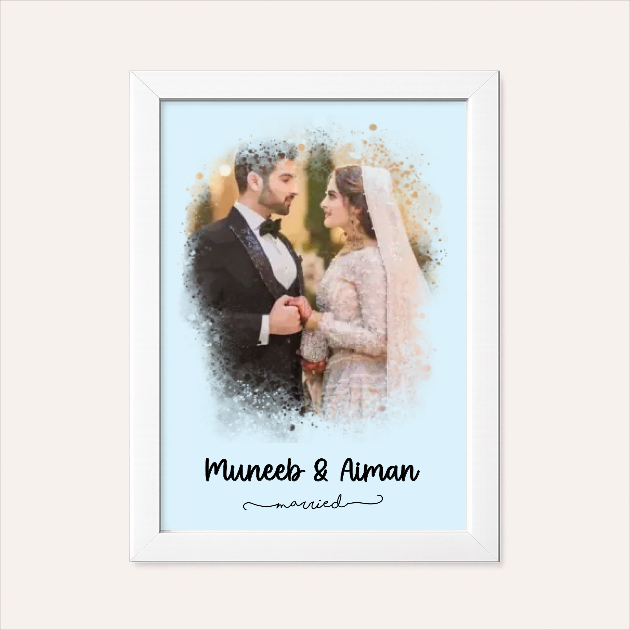 Personalized Couple Ceremony Frame