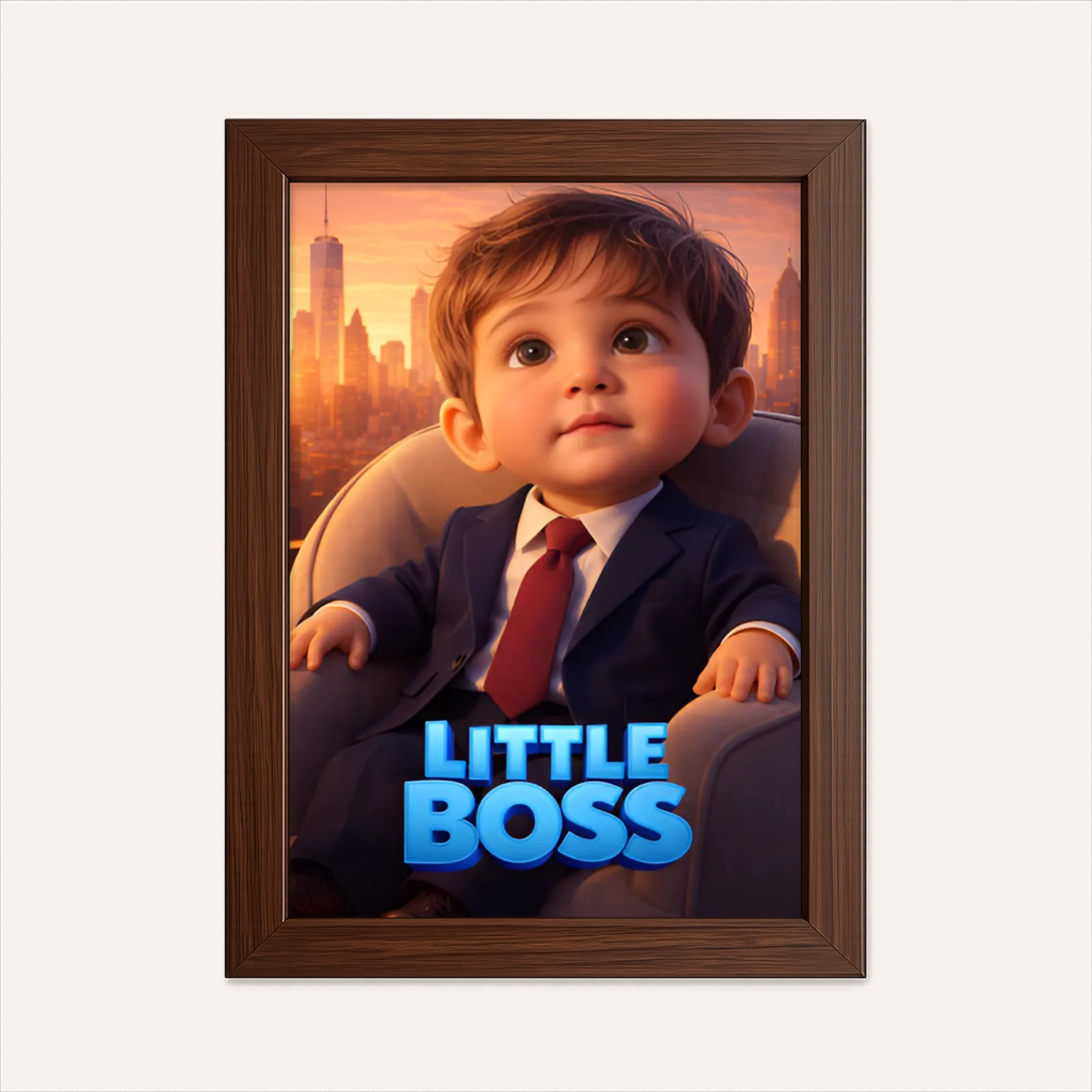Personalised Poster - Boss Baby Face Swap - AI Poster