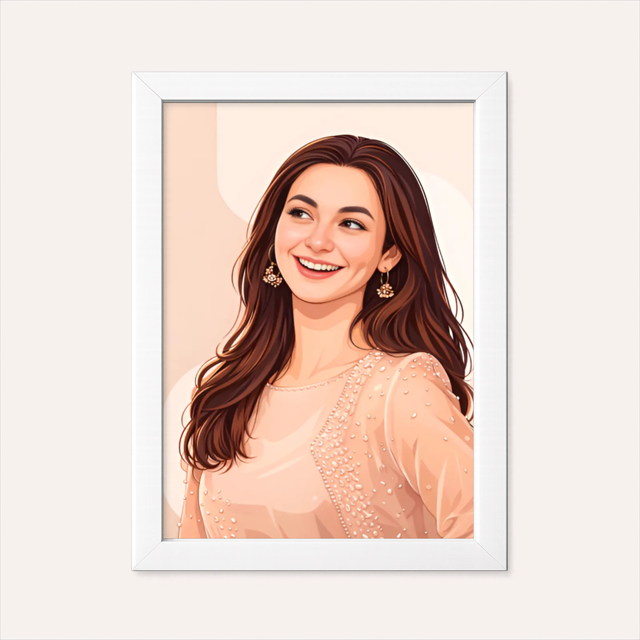 Personalized Modern Fine Art Portrait - AI Poster