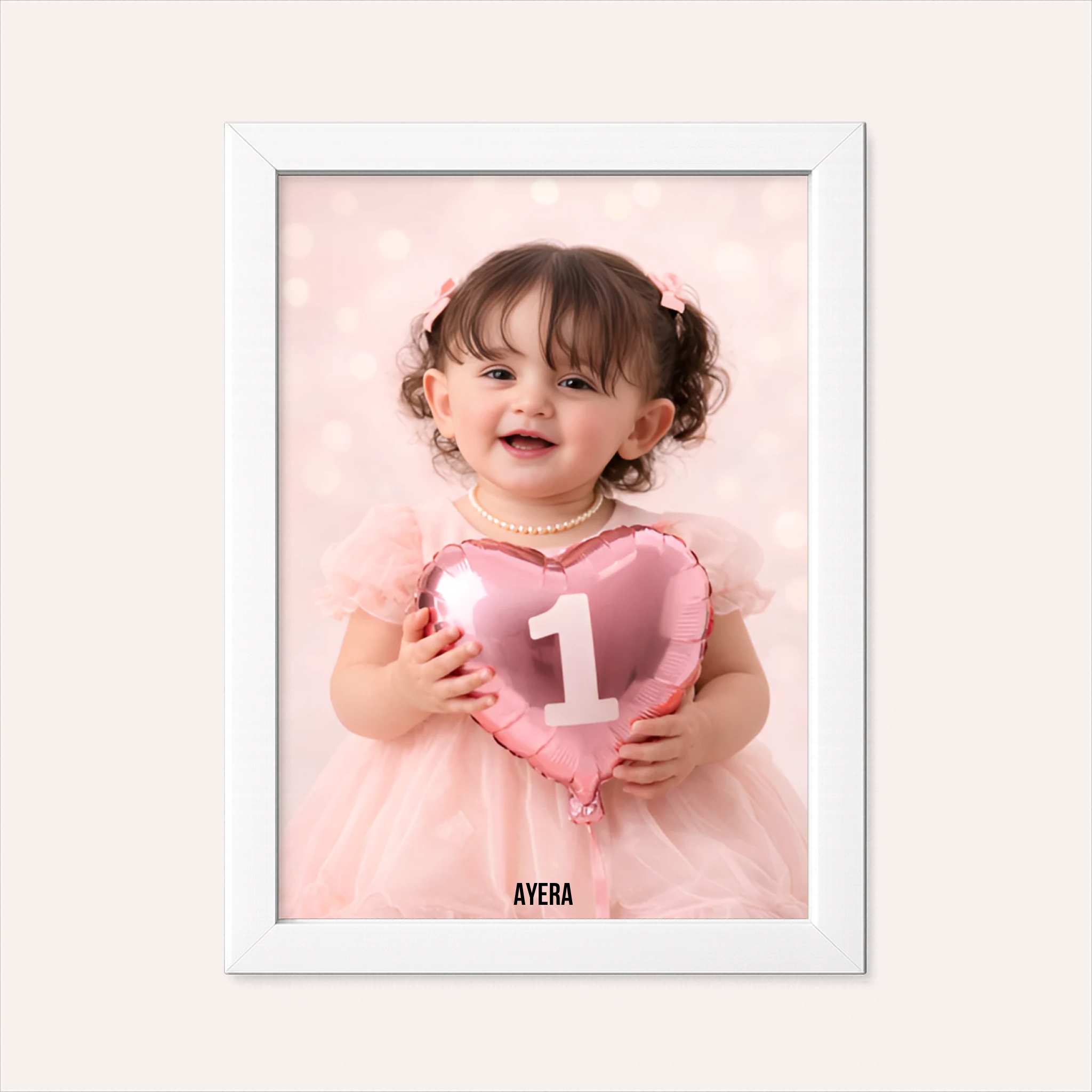 Personalised Poster - Birthday Celebration - 1 to 10 Years - AI Poster