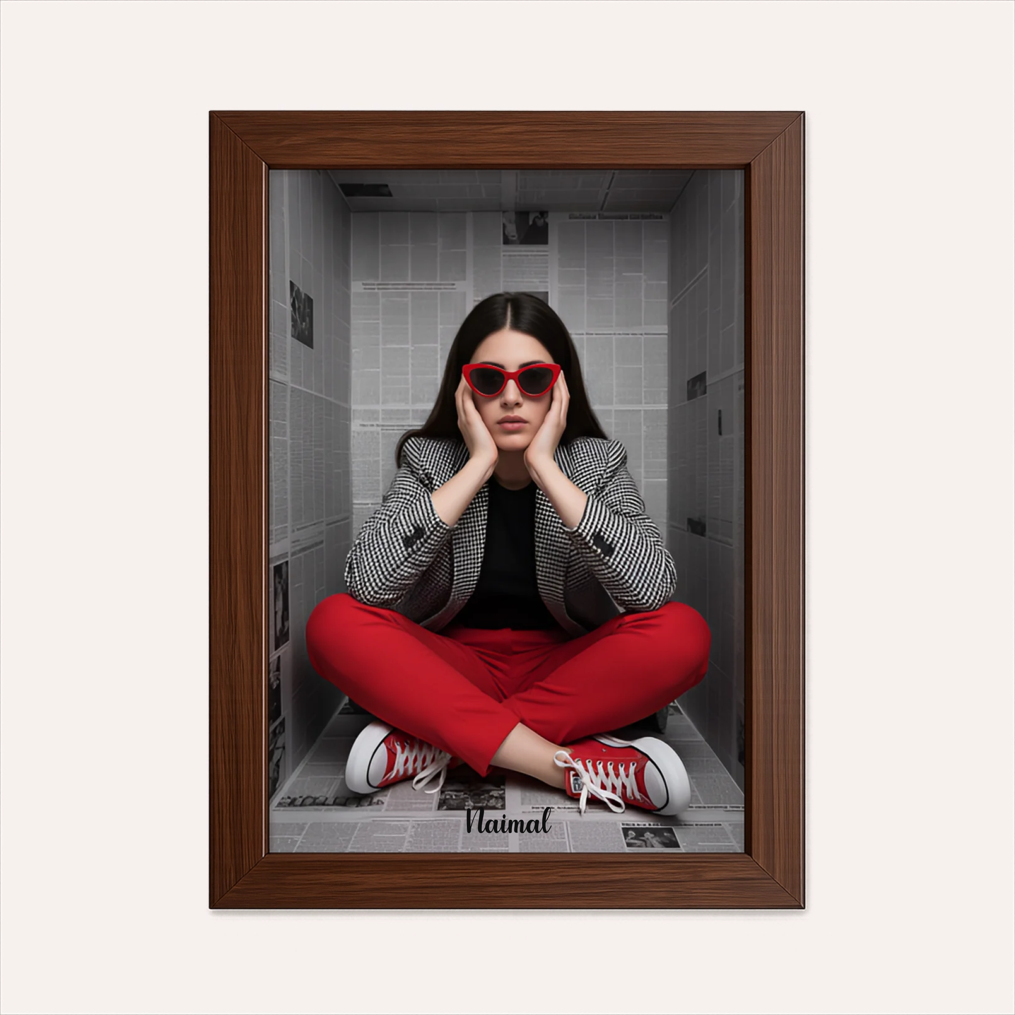 Personalised Poster - Paper Box - AI Poster