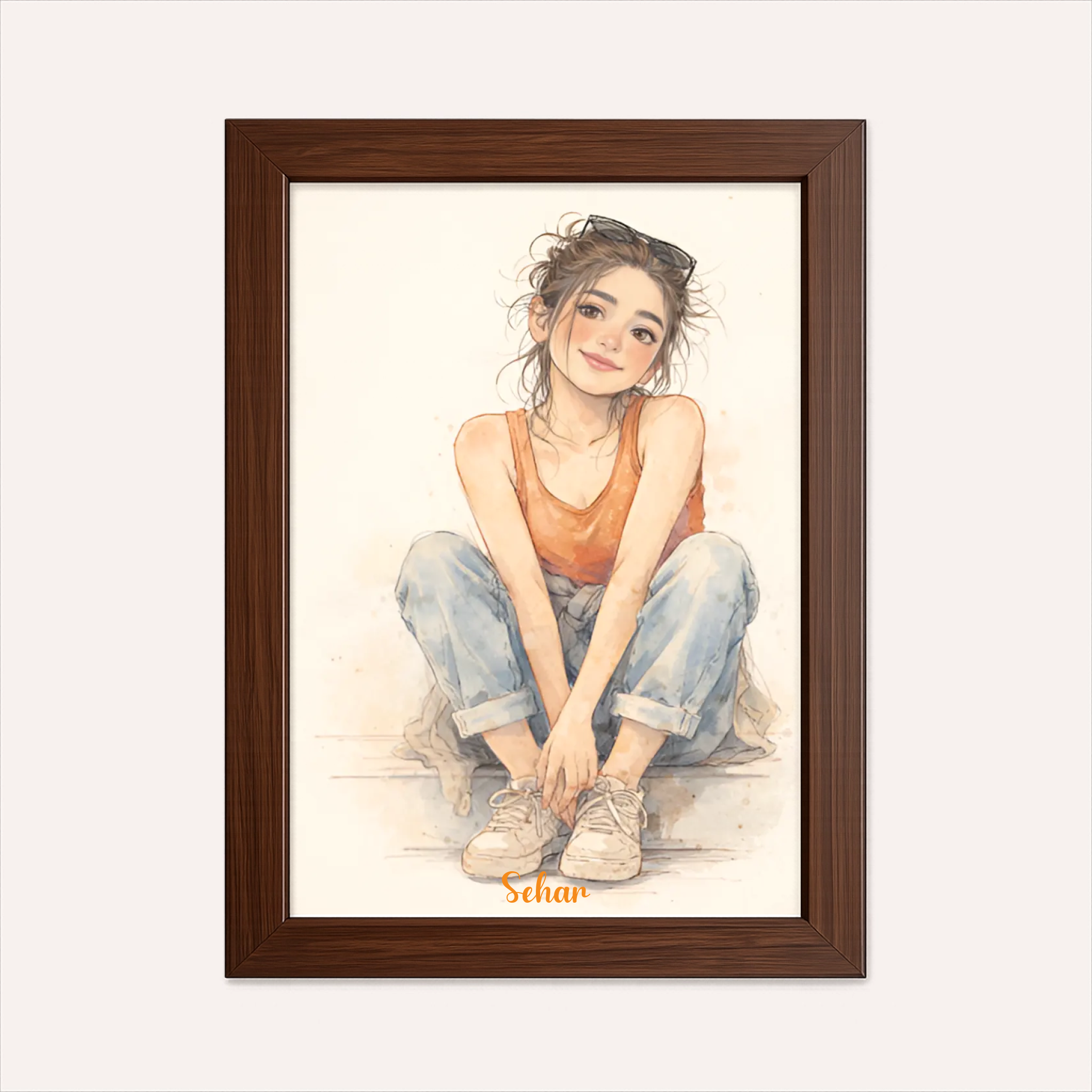 Peronalised Poster - Groovy Cartoon - AI Poster
