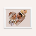 Personlized Couple Heart Photo Collage