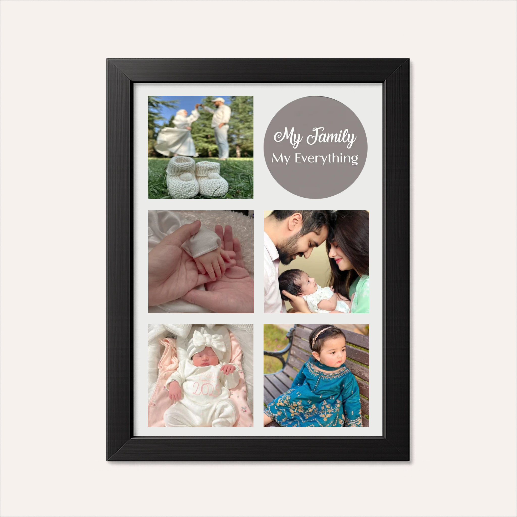 My Family My Everything Photo Collage Frame