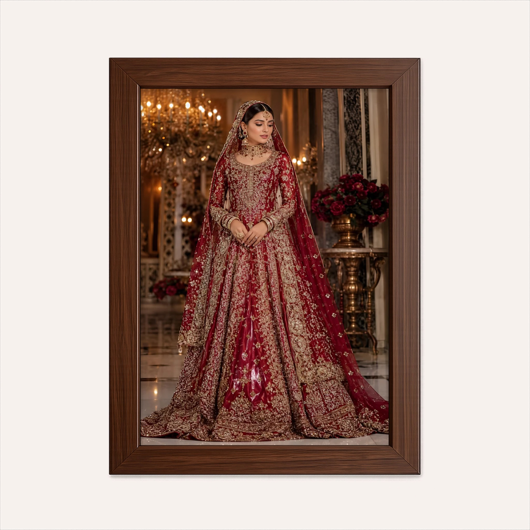 Customized Picture Frame for Friends, Family, Wedding & Birthday Gift (Portrait)