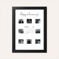 Personalized Anniversary Photo Collage for Couples